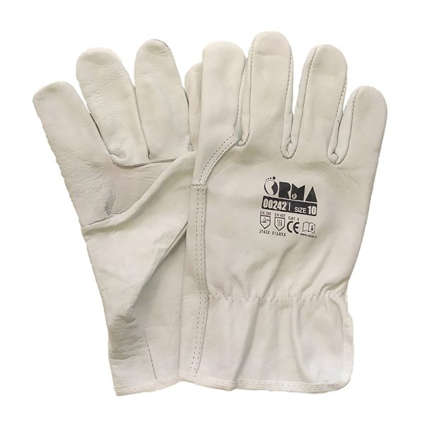 GUANTI FIORE, BOVINO STANDARD "BORDATO" MIS. 11 - Pz. 1