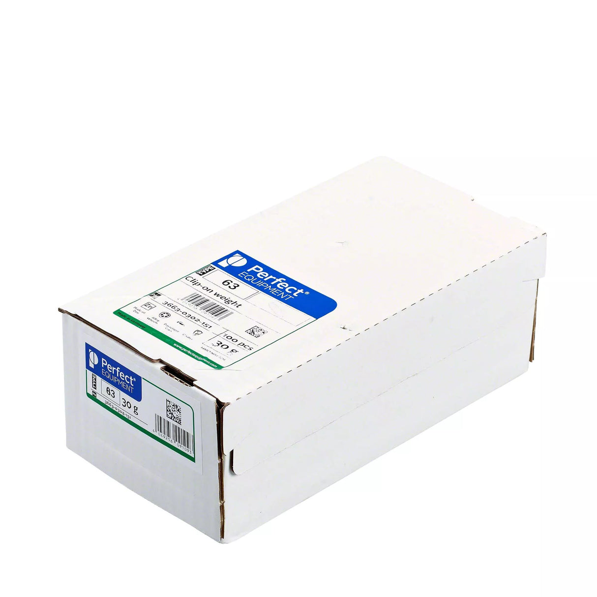 Peso a molla 30 g - Typ 63 "cerchi in lega" RIVESTITO - 100 Pz .