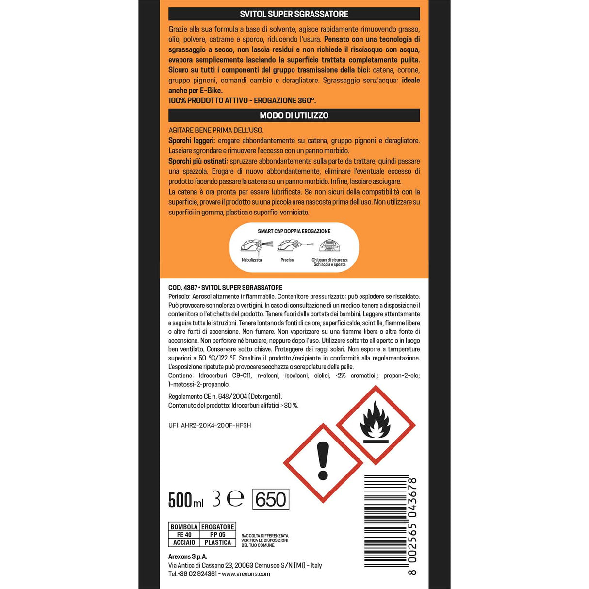 Super Sgrassatore Ml 500