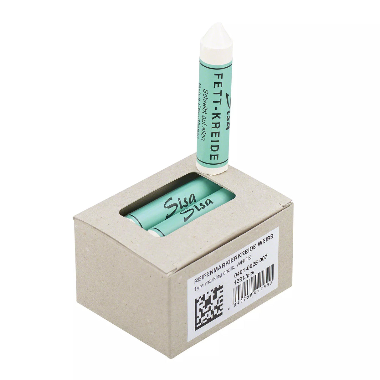 Gesso marcatura pneumatici SISA Raidex bianco 12 Pz.