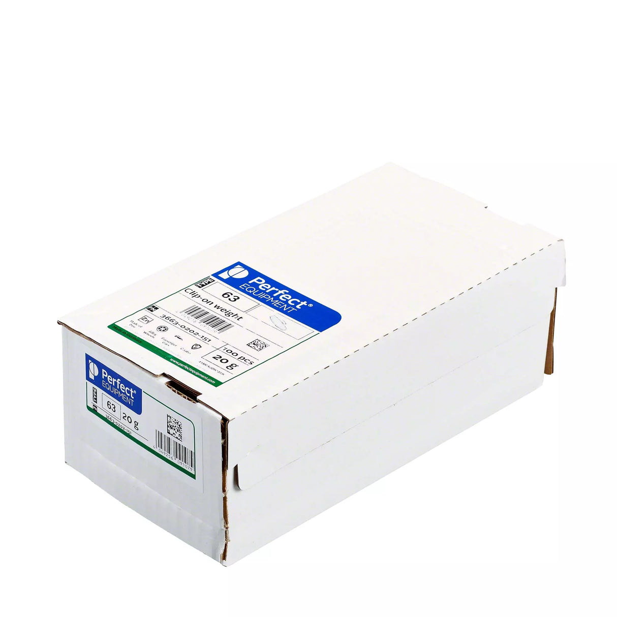 Peso a molla 20 g - Typ 63 "cerchi in lega" RIVESTITO - 100 Pz.