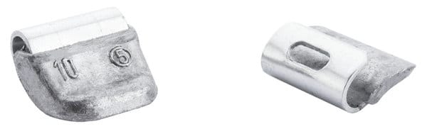 Pesi a clip PB/STD da 10 g per cerchi in Ferro