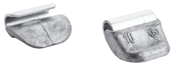 Pesi a clip PB/STD da 10 g per cerchi in Ferro