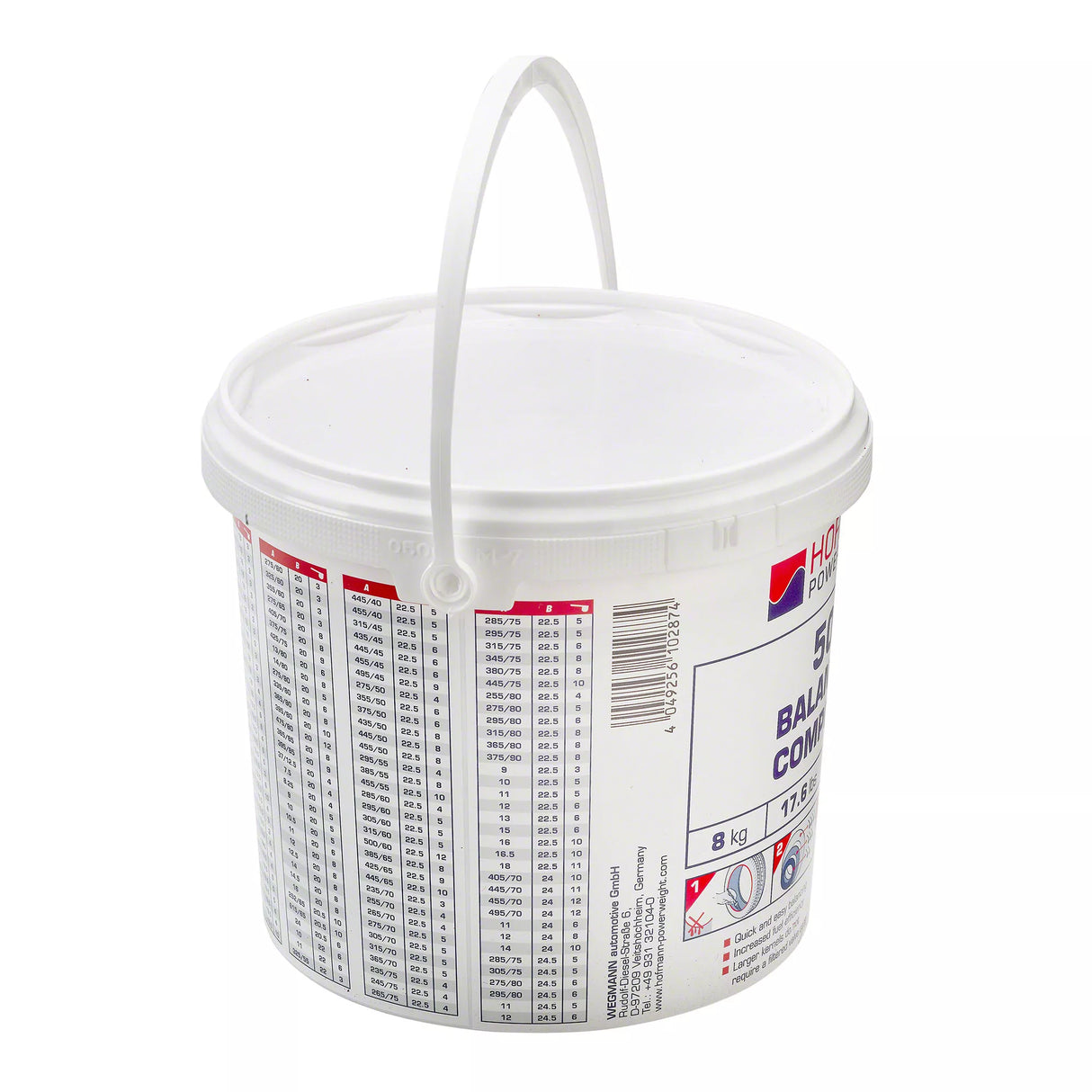 Polvere di equilibratura Hofmann in secchiello mod. 504 kg. 8