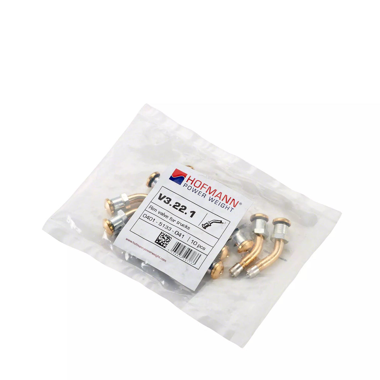 Valvola tubeless per cerchi in ferro antistallonamento V3-22-1 - Pz. 10