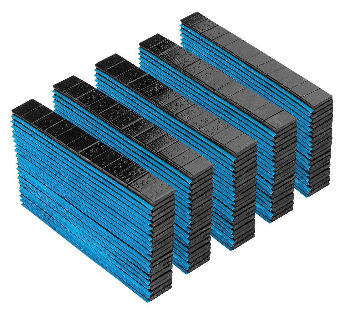 Pesi adesivi Fivestars - Edgy BLACK - 12x5g