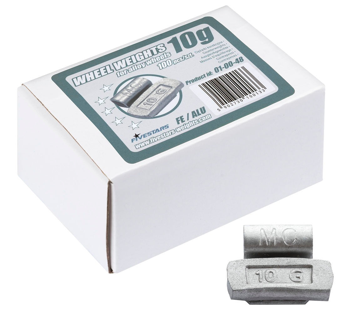 Pesi a clip Fivestars - Cerchi FE ALU - 10 g