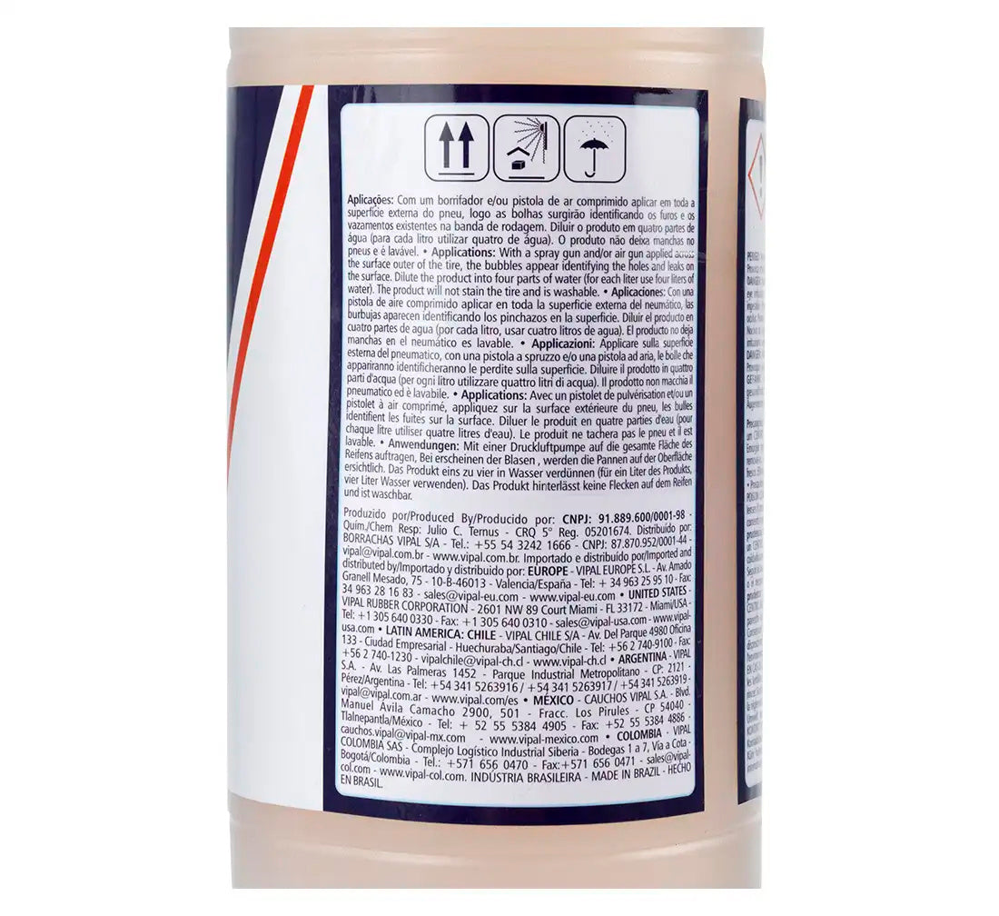 Rilevatore perdite pneumatici VIPAL 1000 ml