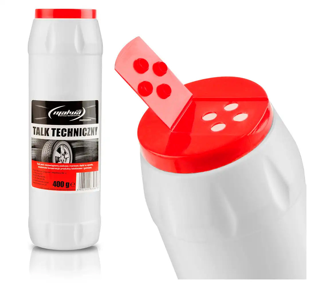 Talco tecnico per pneumatici e camere d'aria - 400gr