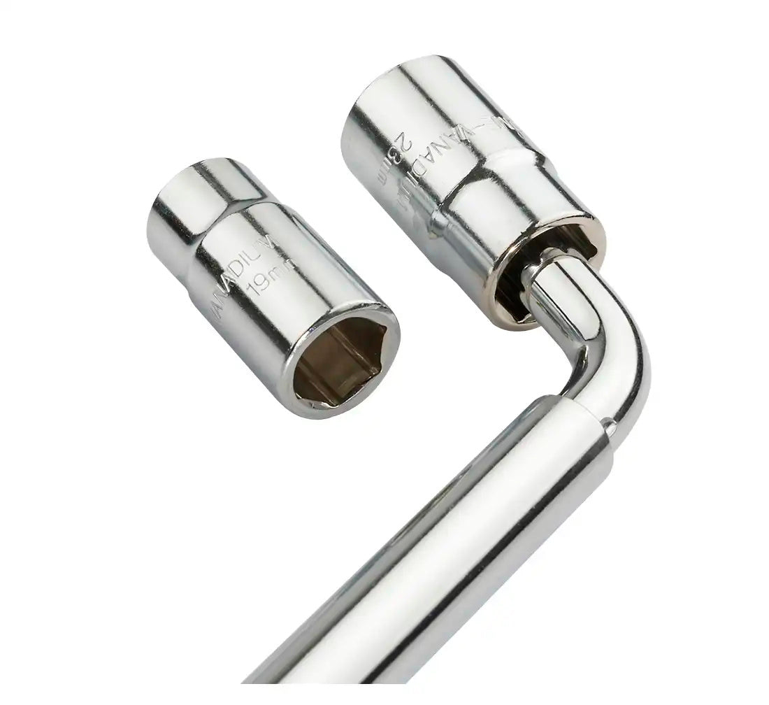 Chiave allungabile con due boccole combinate universali - 17/19 + 21/23 -