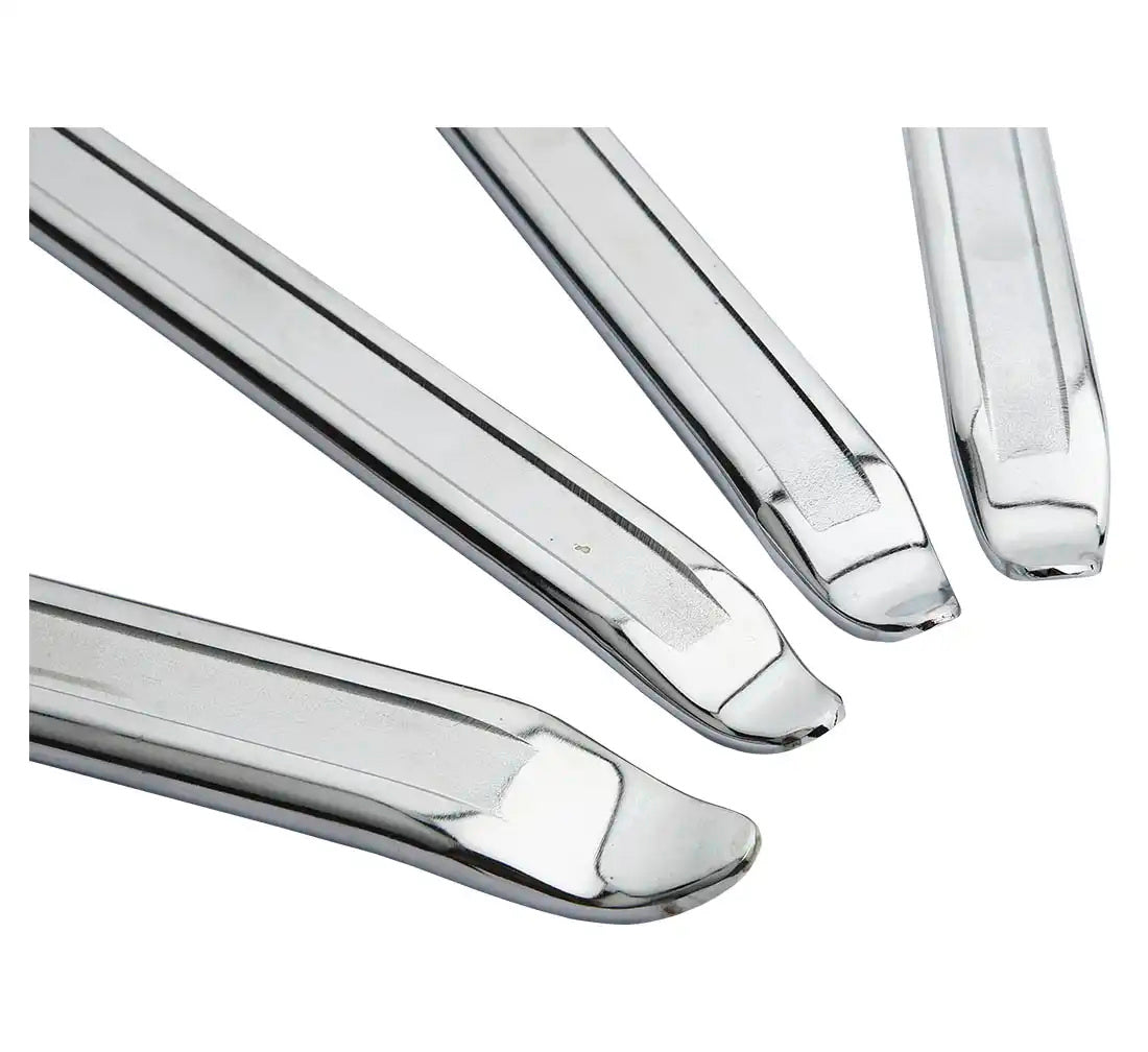 Set Leve smontaggio pneumatici - 4 pezzi - Acciaio cromato - 300mm -400mm - 500mm - 600mm