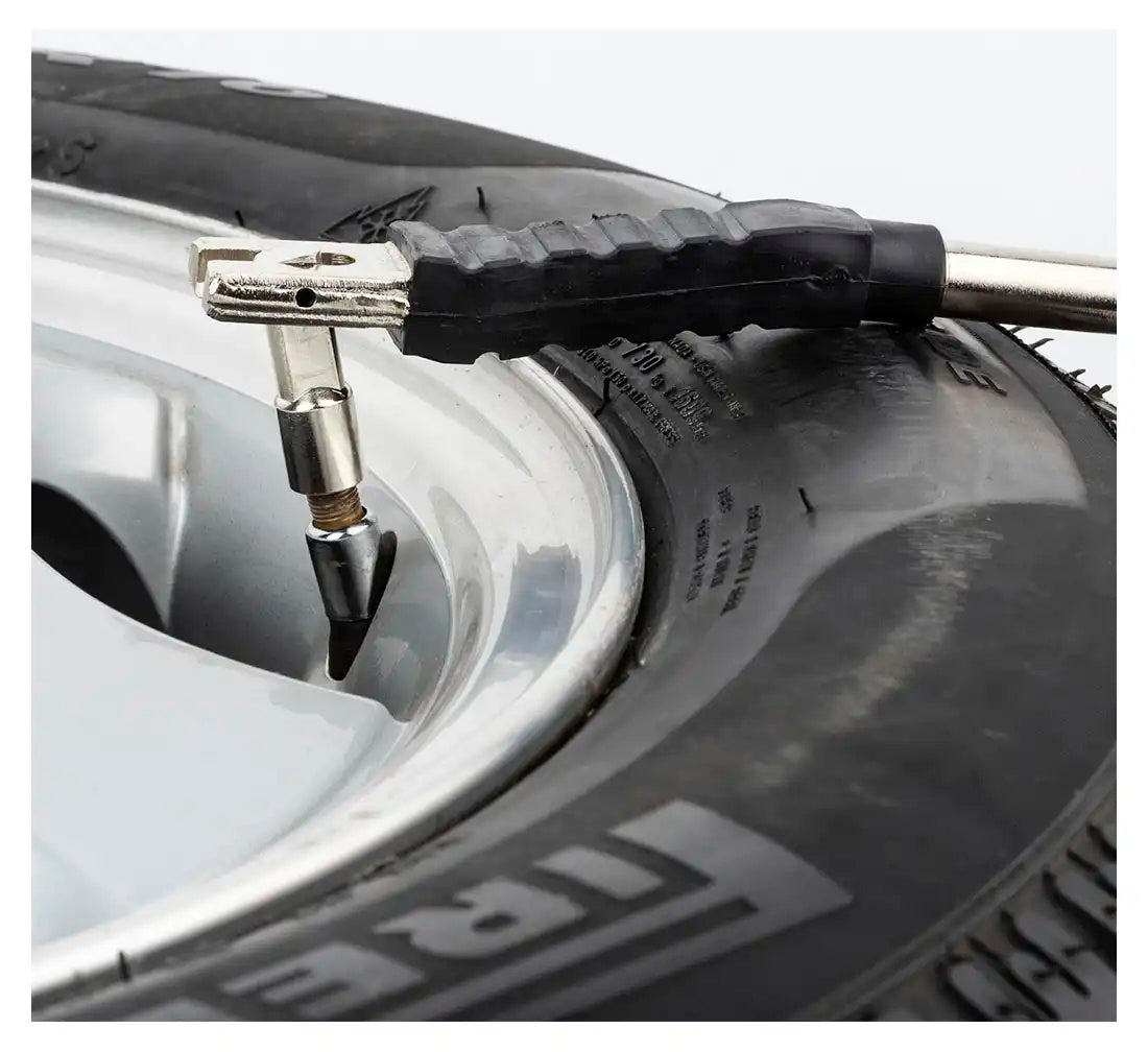 Utensile montaggio valvole in metallo + protezione in gomma