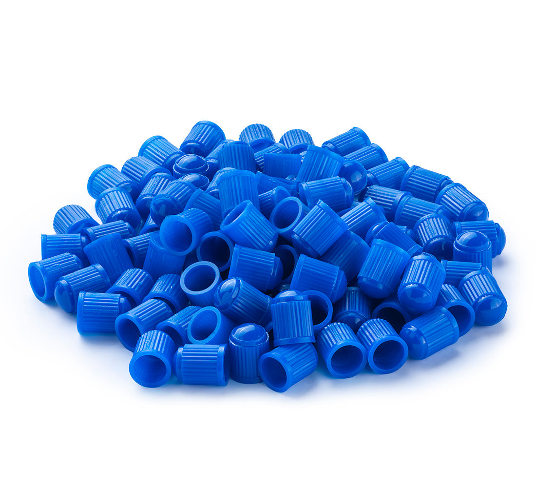 Tappi valvola - blu - 100 pezzi