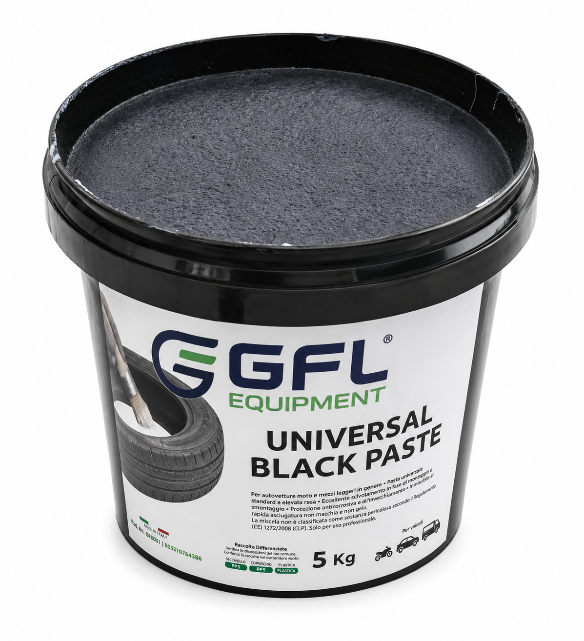 Pasta di montaggio - nera universale 5kg