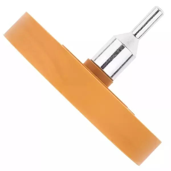 DISCO IN GOMMA PER RIMOZIONE COLLA E ADESIVI DEI CONTRAPPESI DAI CERCHI IN LEGA