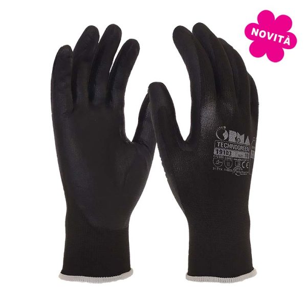 Guanto spalmato nitrile - TechnoGreen - Mis. 10-XL -  1 Pz.