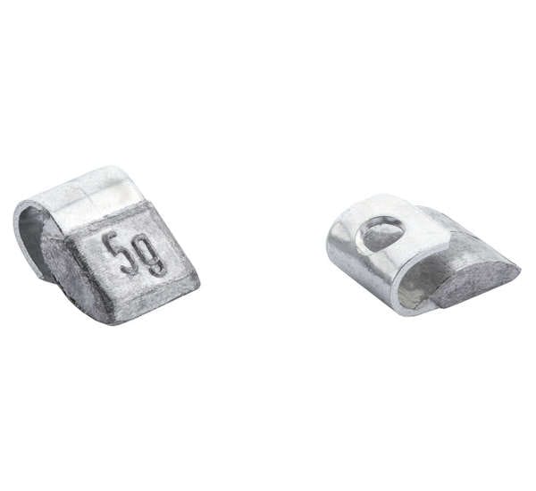 Pesi a clip in piombo PB/STD da 5 g per cerchi in Ferro