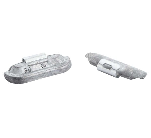 Pesi a clip PB/STD da 30 g per cerchi in acciaio