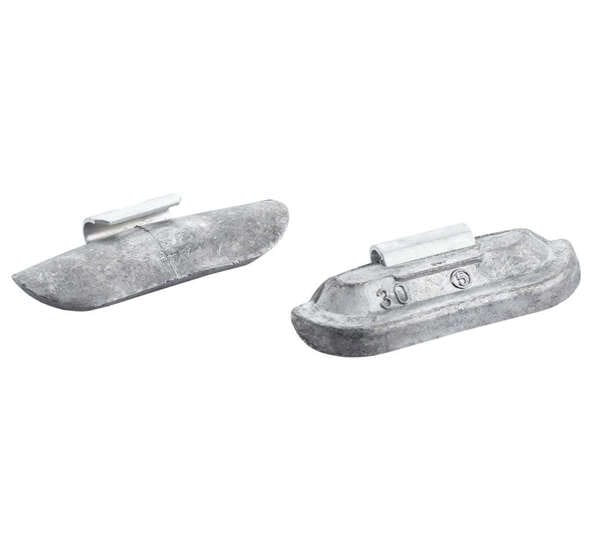 Pesi a clip PB/STD da 30 g per cerchi in acciaio