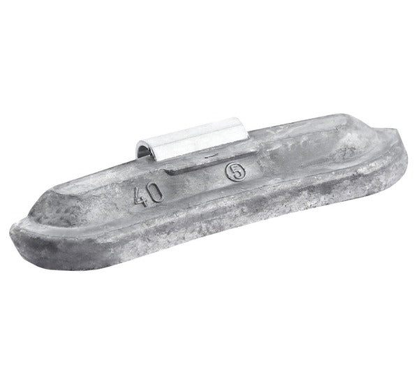 Pesi a clip in piombo PB/STD da 40 g per cerchi in acciaio