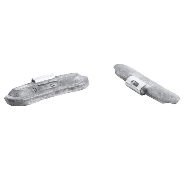Pesi a clip in piombo PB/STD da 40 g per cerchi in acciaio