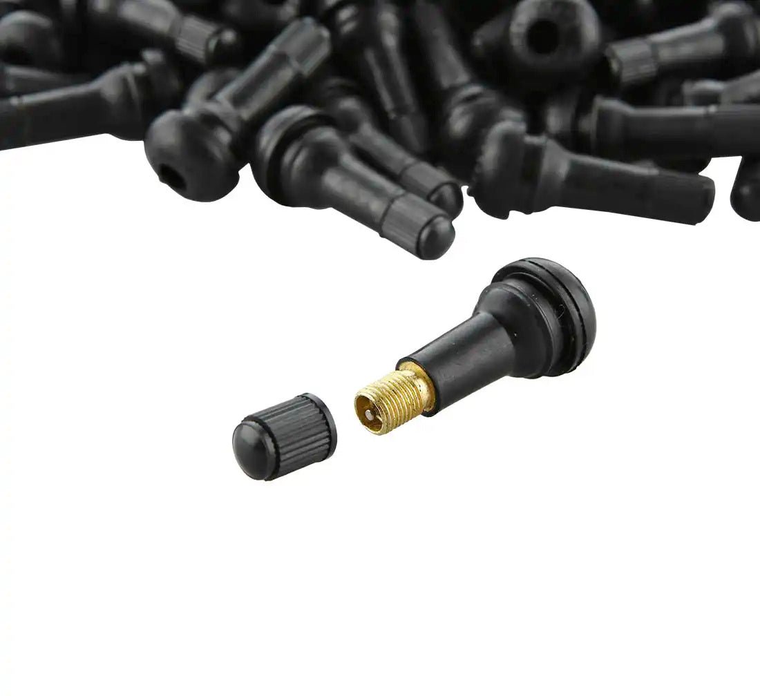 Perfect Equipment Set 100 Valvole Gomma TR413 E TR414 Per Pneumatici Auto – Altezze 42,5 E 48,5 Mm