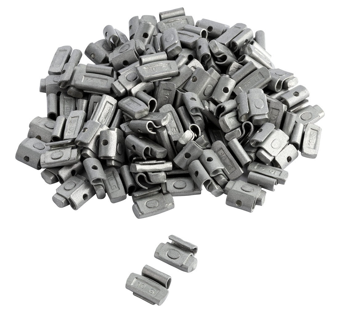 Pesi a clip Fivestars - cerchi in acciaio - FE - 10 g