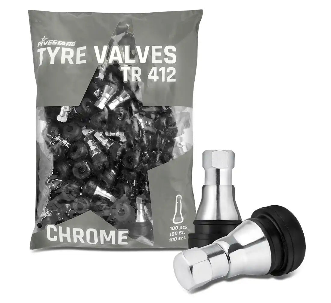 Valvola TR 412 - Cromo - 100 pz
