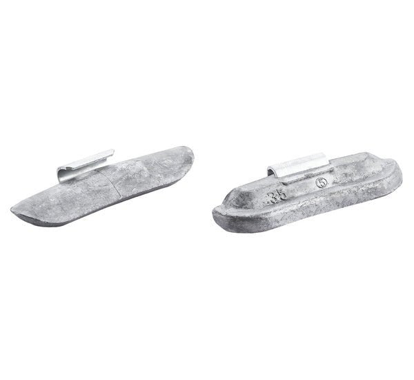 Pesi a clip in piombo PB/STD da 35 g per cerchi in Ferro - GFL Pneus