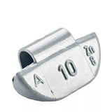 Peso a molla 10 g - Typ 63 "cerchi in lega" RIVESTITO - 100 Pz. - GFL Pneus
