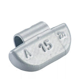 Peso a molla 15 g - Typ 63 "cerchi in lega" RIVESTITO - 100 Pz. - GFL Pneus