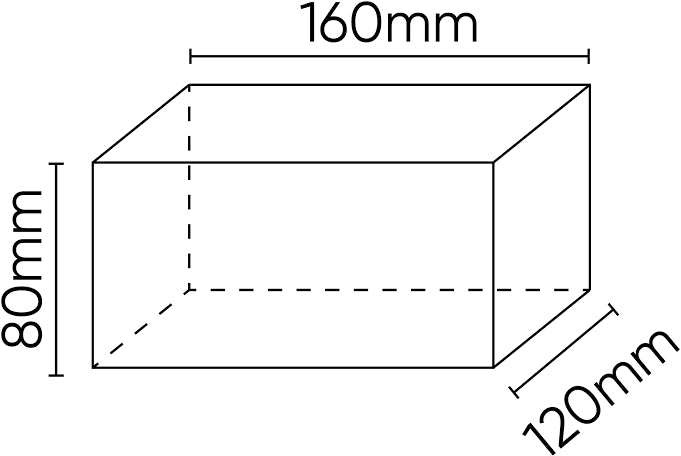 Tampone in Gomma Per Ponte Sollevatore 160 x 120 x h80mm