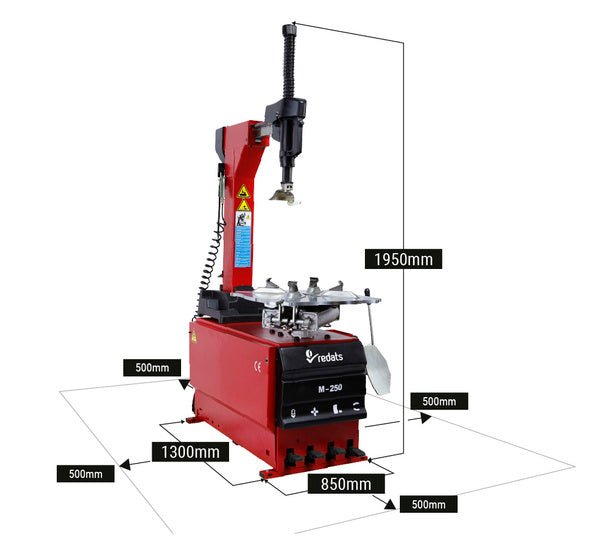 Smontagomme Automatico M - 250 Trifase (400v) - GFL Pneus